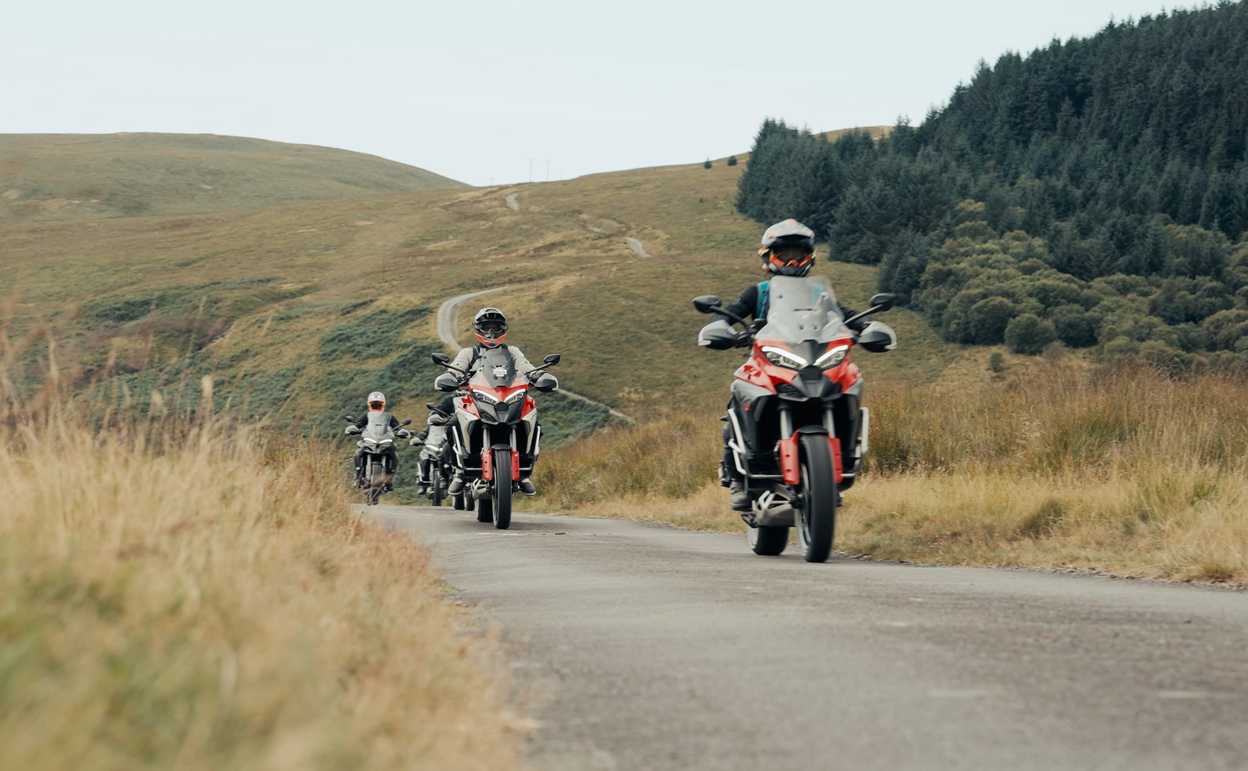 An exclusive guided weekend adventure through wales with the latest Ducati Multistrada